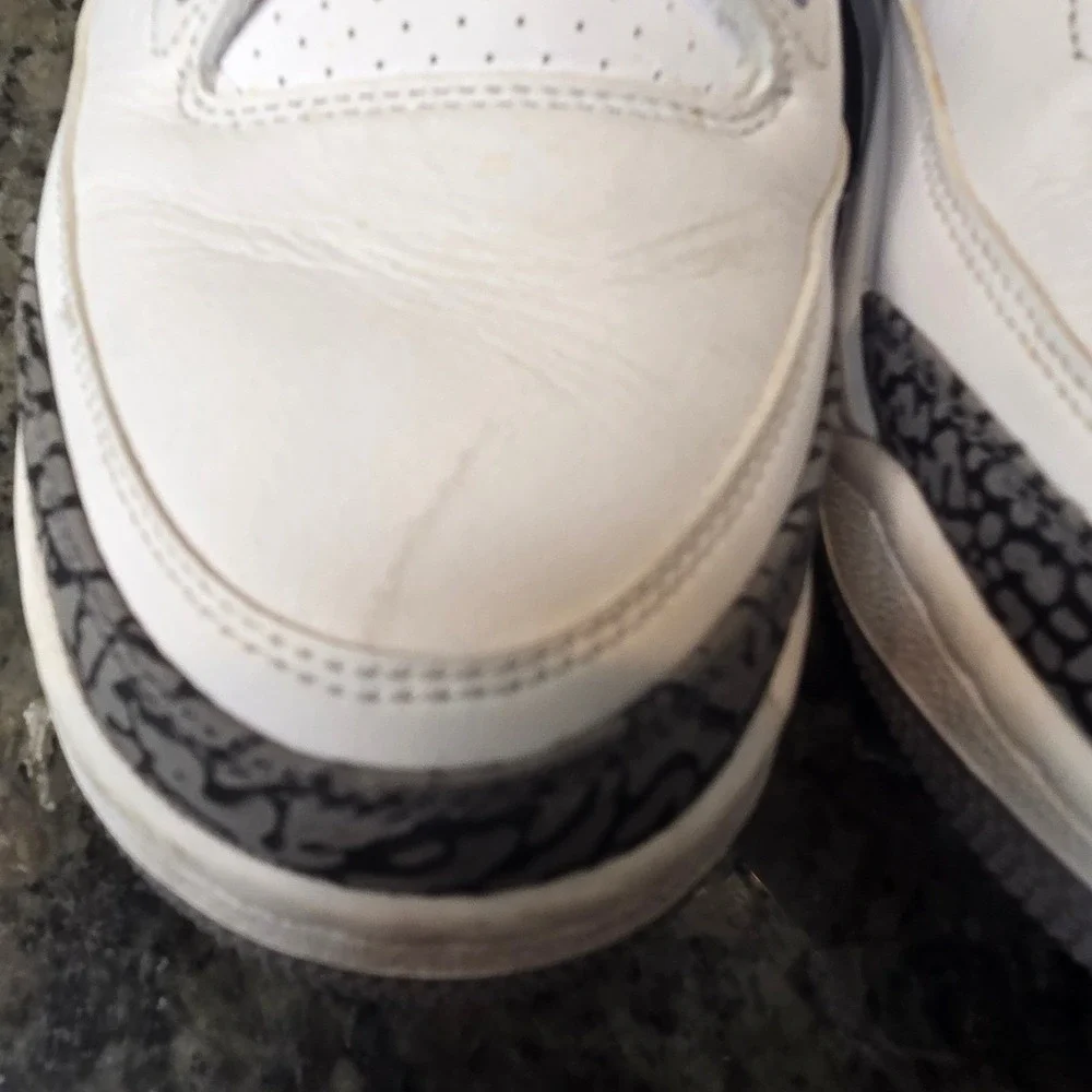 Jordan 3 Retro Dark Iris White Purple Black CT8532-105 Mens Size 11.5